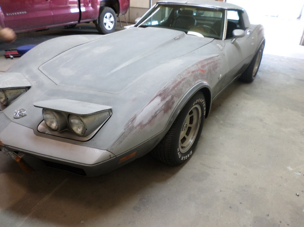 Vehicle Restoration: During Photo. Hamilton's Auto Body Shop in Bealeton, VA