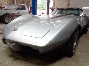 Complete Vehicle Restoration: Corvette at Hamilton's Auto Body Shop in Fauquier County VA