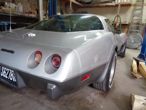 Vehicle Restoration: Corvette at Hamilton's Auto Body Shop in Bealeton VA